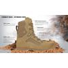 imageHAIX Boots  Combat Hero Military Boots  Meet AR 6701 Military Gear Requirements Tactical Performance CoyoteMedium