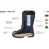 imageHAIX Fire Hero Xtreme CompositeToed Waterproof Firefighting Boots with Heat and SlipResistant SoleNarrow