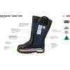 imageHAIX Fire Hunter Xtreme Waterproof CompositeToed Firefighting Boots with AntiSlip Sole and Cushioned InsoleWide