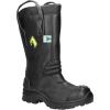 imageHAIX Fire Hunter Pro CompositeToed Heat and SlipResistant Firefighting Boots with Unique Ankle Flex SystemBlack
