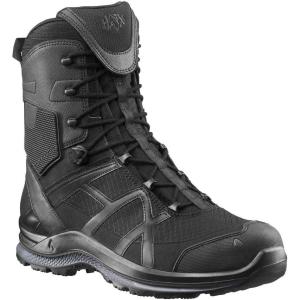 imageHAIX Black Eagle Athletic 20 T High Side Zip Boots For Men  AntiSlipe Sole Ankle Protection Black Tactical Boots For MenMedium