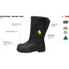imageHAIX Fire Hunter USA Womens Waterproof CompositeToed Firefighting Boots with AntiSlip Sole and Cushioned InsoleMedium